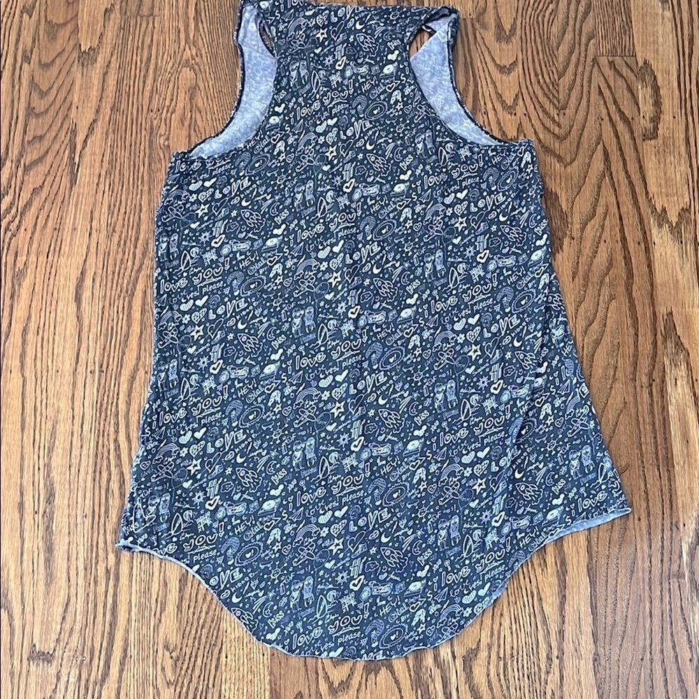 Frank & Eileen Tee Lab Gray Abstract Love Tank Top - Picture 2 of 5